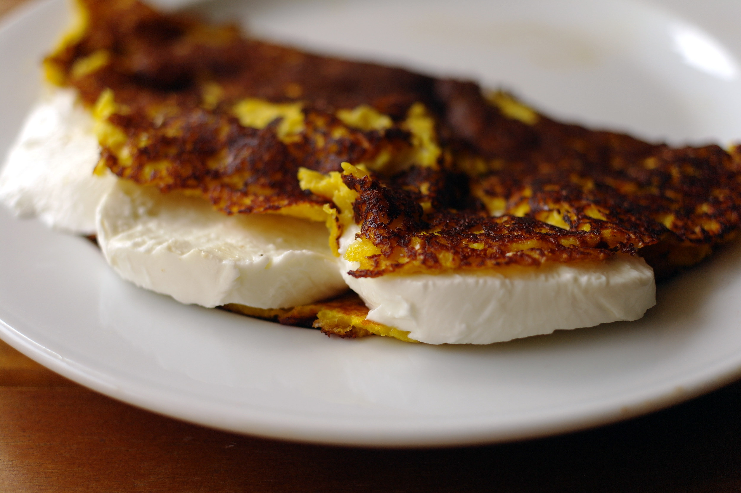 Cachapas (Frittelle di mais e formaggio fresco)